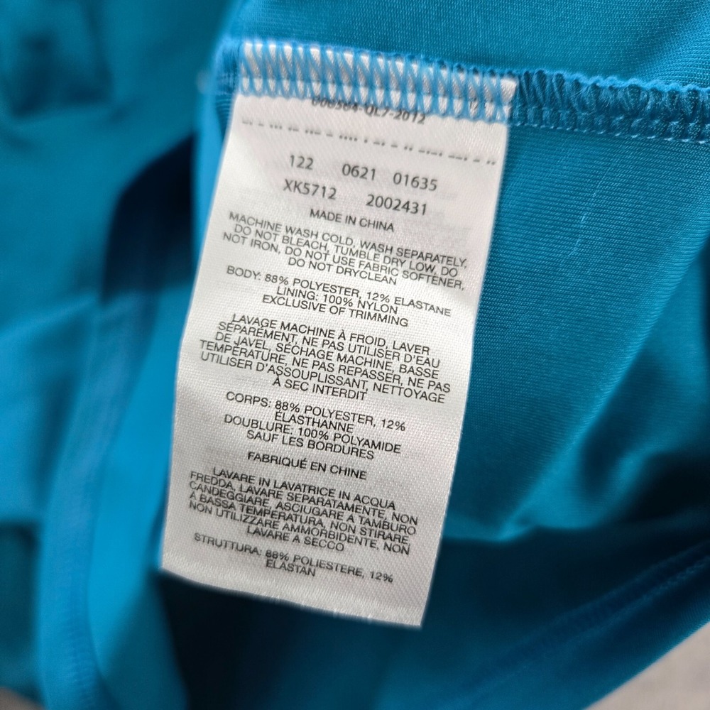 Columbia Women‎ Activewear Top Large Blue Sculpt Training Crop Shirt NWT - Picture 8 of 12